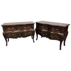 Pair of Auffray Bombe Commodes