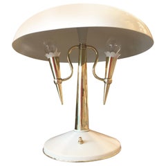 Vintage Italian Desk Lamp Attributed to Stilnovo, Circa 1946