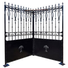 Antique Large Double Entry Gate, 19th Century