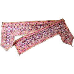 Used Embroidered Indian Valance