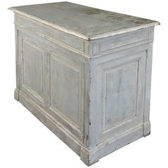 Antique French Painted Store Counter