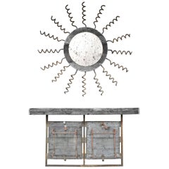 Assemblage Console and Mirror