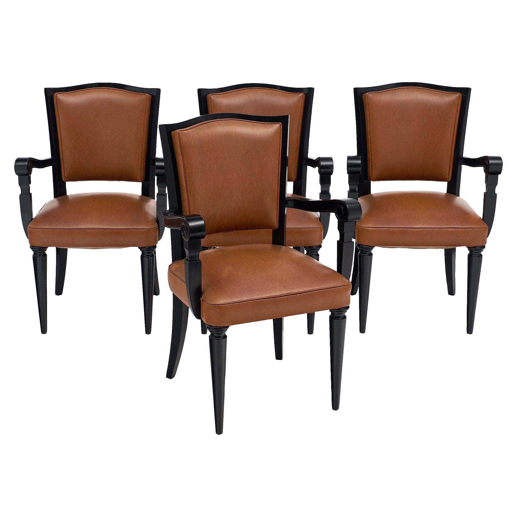 French Art Deco Period Game Chairs