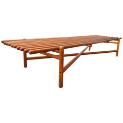 Extremely Rare Bertrand Goldberg Bench, 1952