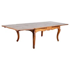 French 19th Century Cherry Drawleaf Table from Provence.