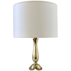 Scarpa Bronze Table Lamp, circa 1950, France