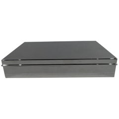 Large and Heavy Sterling Silver Desk Box by Tiffany & Co.