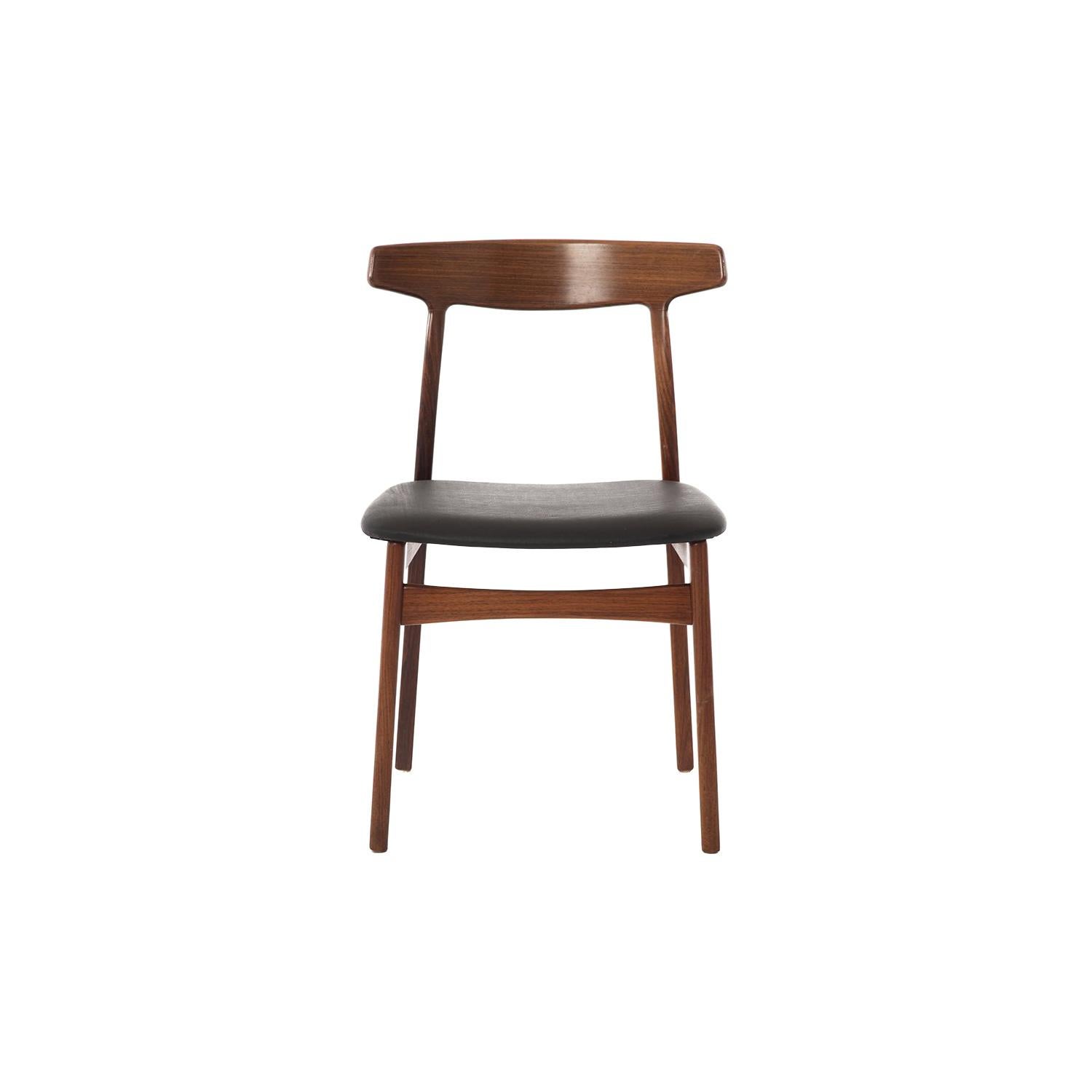 Danish Modern Rosewood By H. Kjaernulf  Side Chair For Sale