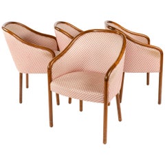 Juego de 4 sillas de Ward Bennett para Brickel Associates