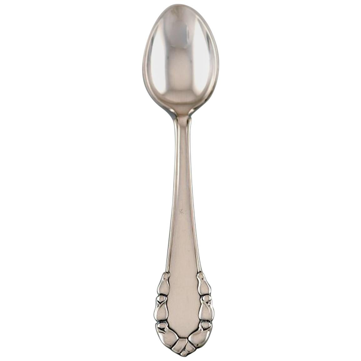 Georg Jensen "Lily of the Valley" Sterling Silver Tea Spoon, 1933-1944, 9 Pieces
