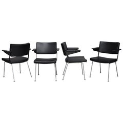 Set of Four Gispen Model 1265 Chairs by Cordemeyer, 1963