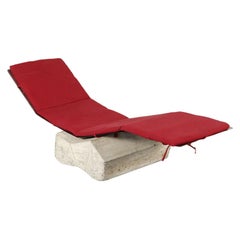 Chaise Longue Diapason Vintage Design, Italy, 1970s-1980s