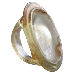 Antiker griechischer hellenistischer Glas Fingerring aus Glas
