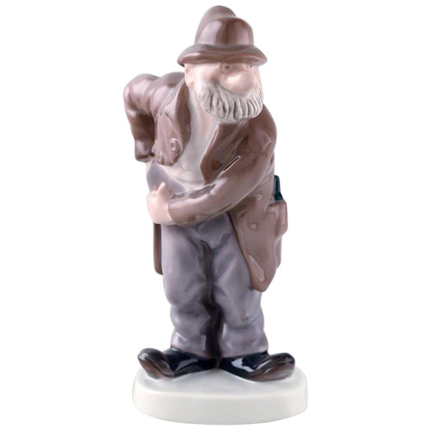 Bing and Grondahl porcelain figurine. Pericles / Vagabond, after Storm For Sale at