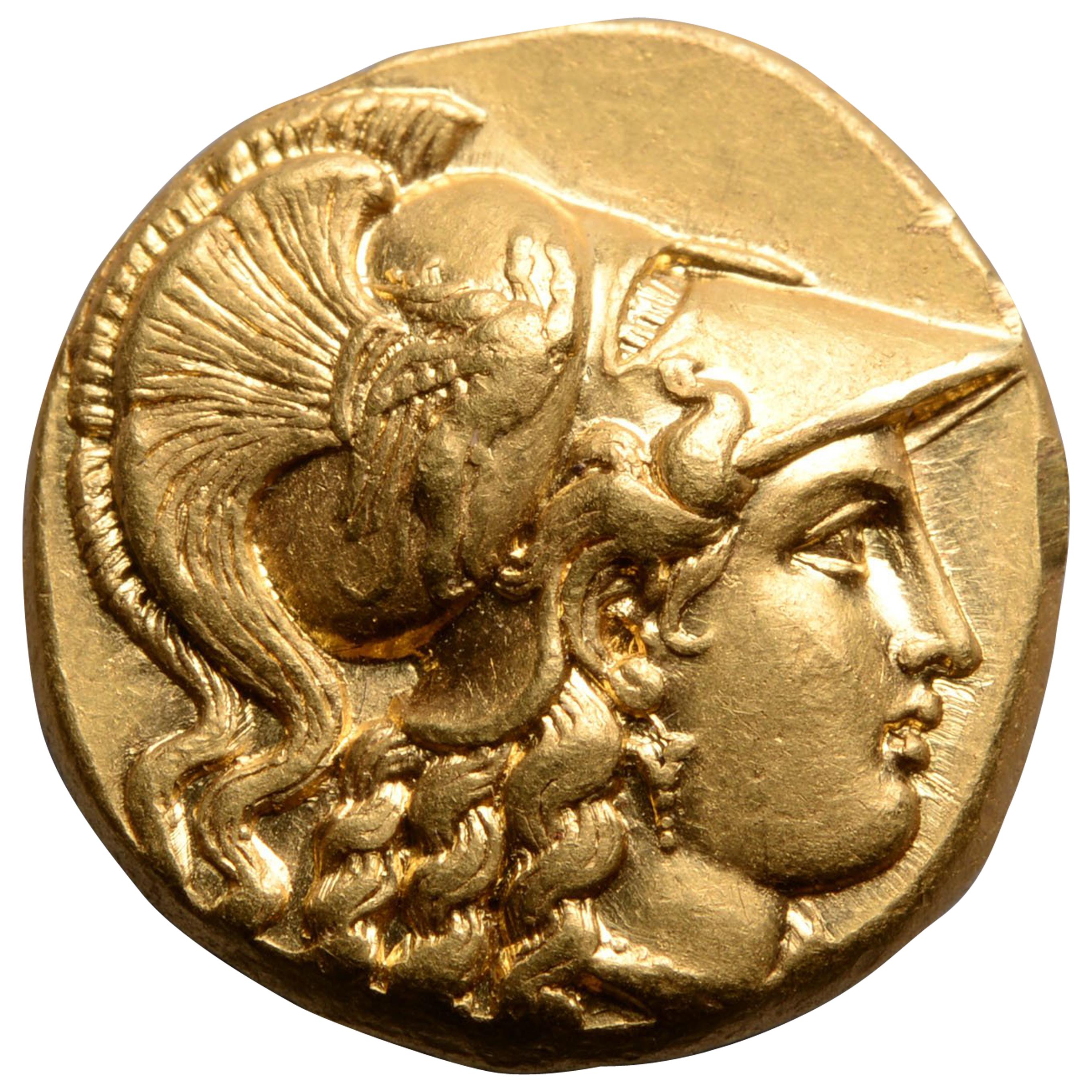 Ancient Greek Gold Stater Coin of King Philip III of Macedon, 323 BC