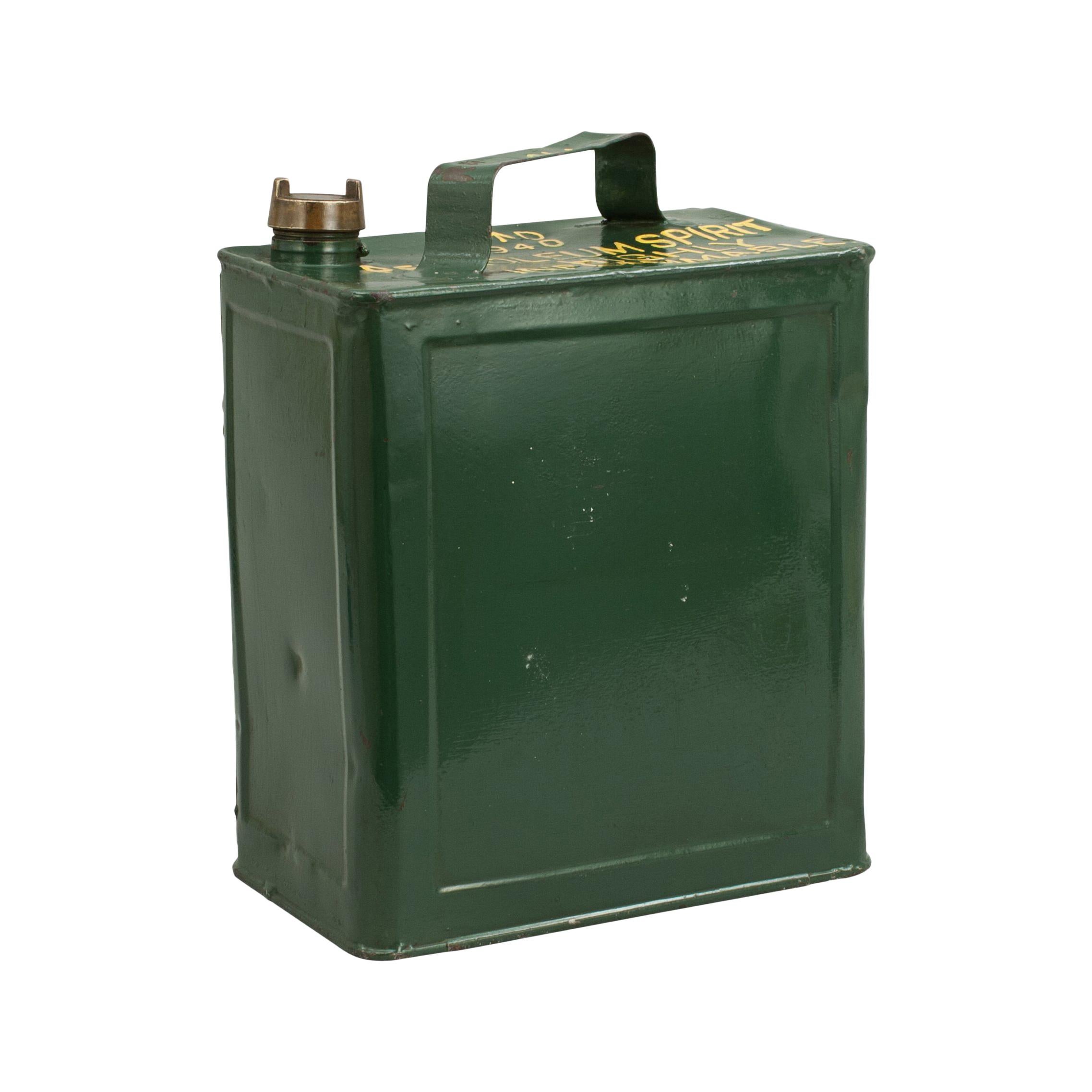 Vintage Army Metal Petrol Can