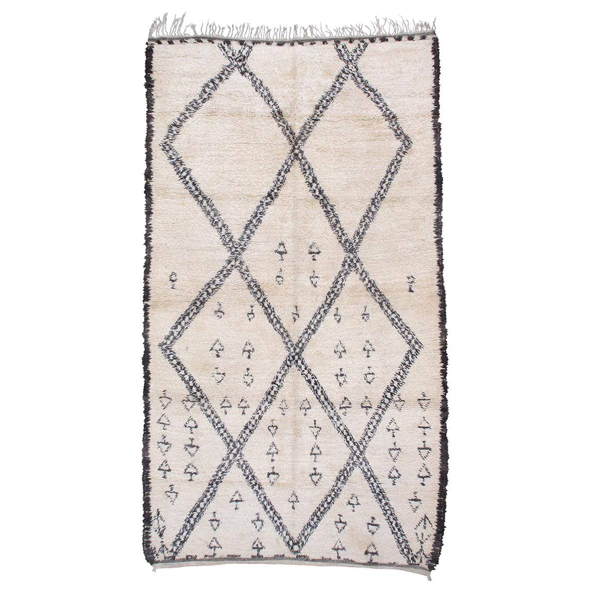 Large Beni Ouarain / Marmoucha Berber Carpet