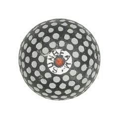 Antique Unusual Mesh Pattern Golf Ball 'Durable', 1920s
