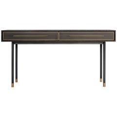 Jasper Console - Customizable Metal, Resin and Wood