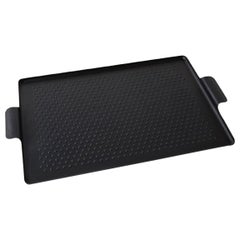 Kaymet, Serving Tray, Black Anodized Aluminium, Silicone Rubber Grip