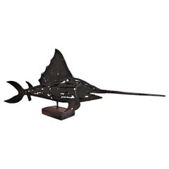 1930s Swordfish Folk Art Sculpture