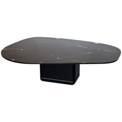 Jasper Coffee Table, Customizable Metal, Wood and Resin