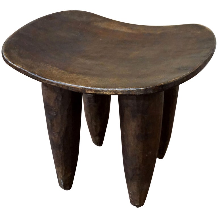 Small Handmade African Stool at 1stDibs
