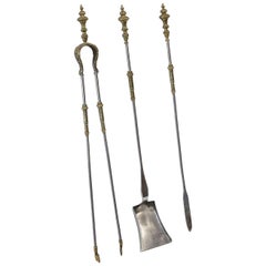 Set of 19th Century English Fire Tools