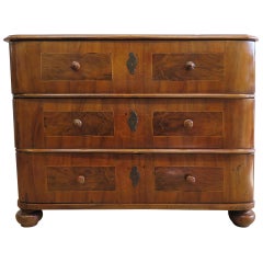 18th Century Continental Baroque  Chest of Drawers 