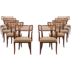 Edward Wormley for Dunbar Dining Chairs, Set of 10