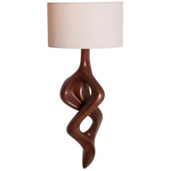 Amorph Nomi Sconces Natural Walnut with Ivory Shade