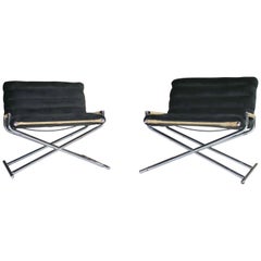 Ward Bennett Brickell Sled Chairs