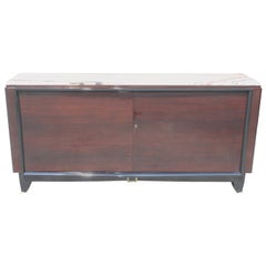 Art Deco Exotic Macassar Ebony Classic Sideboard or Buffet by Maurice Rinck