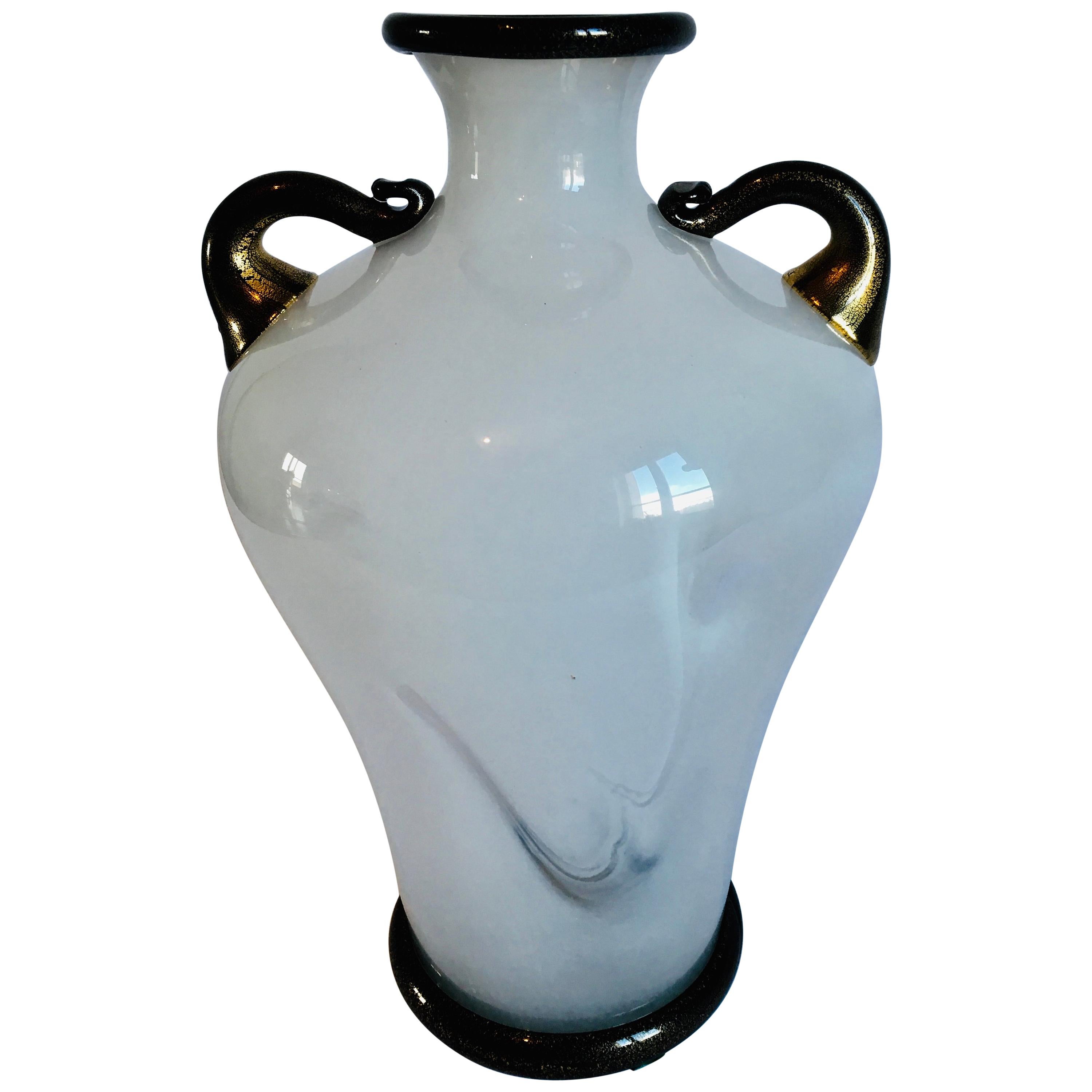  Murano Glas Vase Primavera Modell von Ercole Barovier für Barovier & Toso. im Angebot