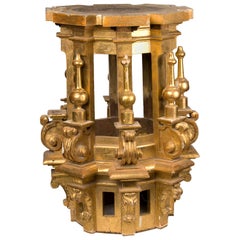 Crest or Finial, Wood, 18th Century