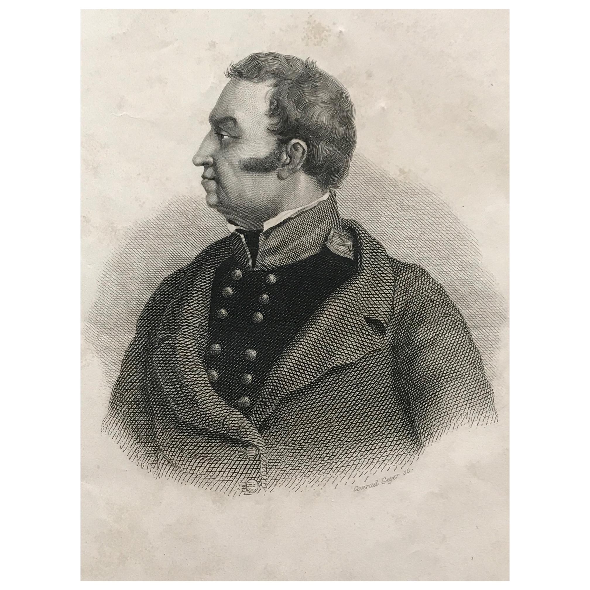 General Taylor, Conrad Geyer sc, circa 1860 For Sale