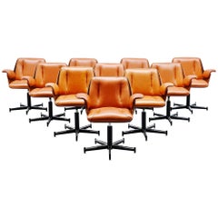 Carlo Fongaro Probjeto Office Chairs, Brazil, 1975