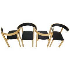 Set of 4 Dining Room Chairs by Jørgen Gammelgaard for Schiang Møbler, Denmark