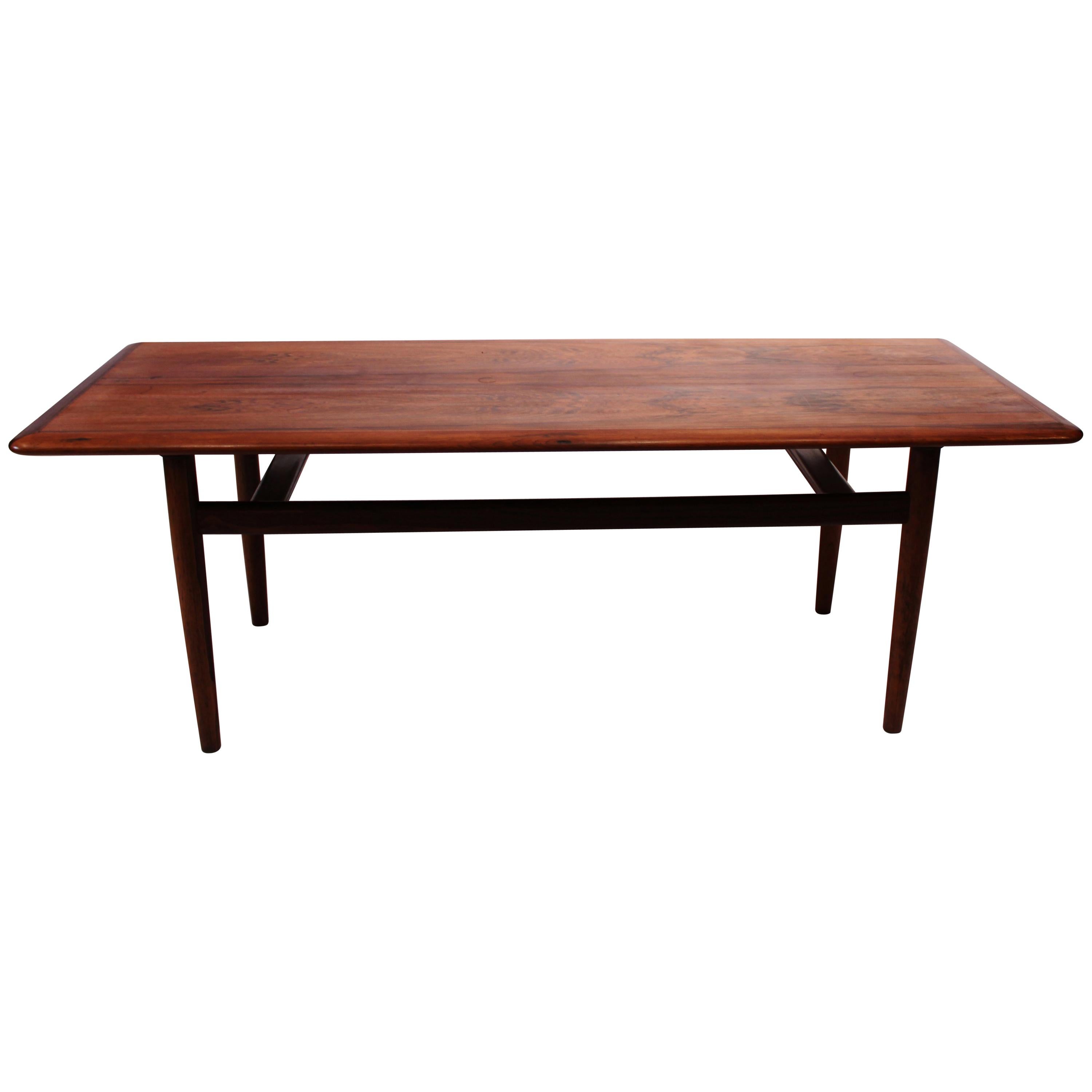 Table basse en bois de rose par Jason Design, années 1960 en vente