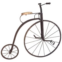 20th Century, Rare Vintage Child High Wheeler Bicycle, 1900s