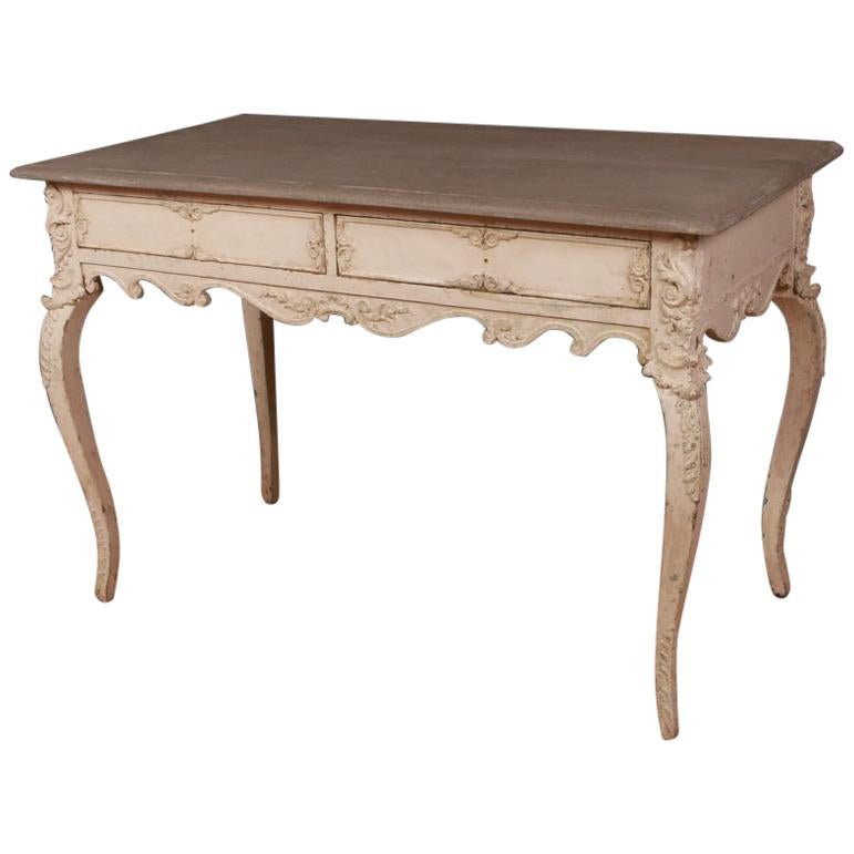 French Rococo Style Side Table For Sale