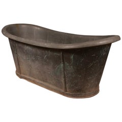 Antique French Zinc Bath