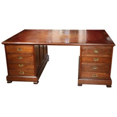 Antique 19th Century Colonial Partner Desk