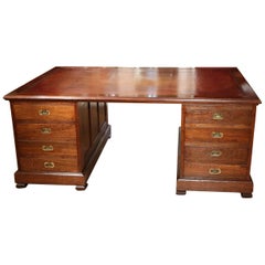 19th Century Colonial Partner Desk