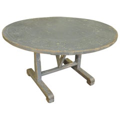 French 19th Century Table Vigneron - Wine Tasting Table