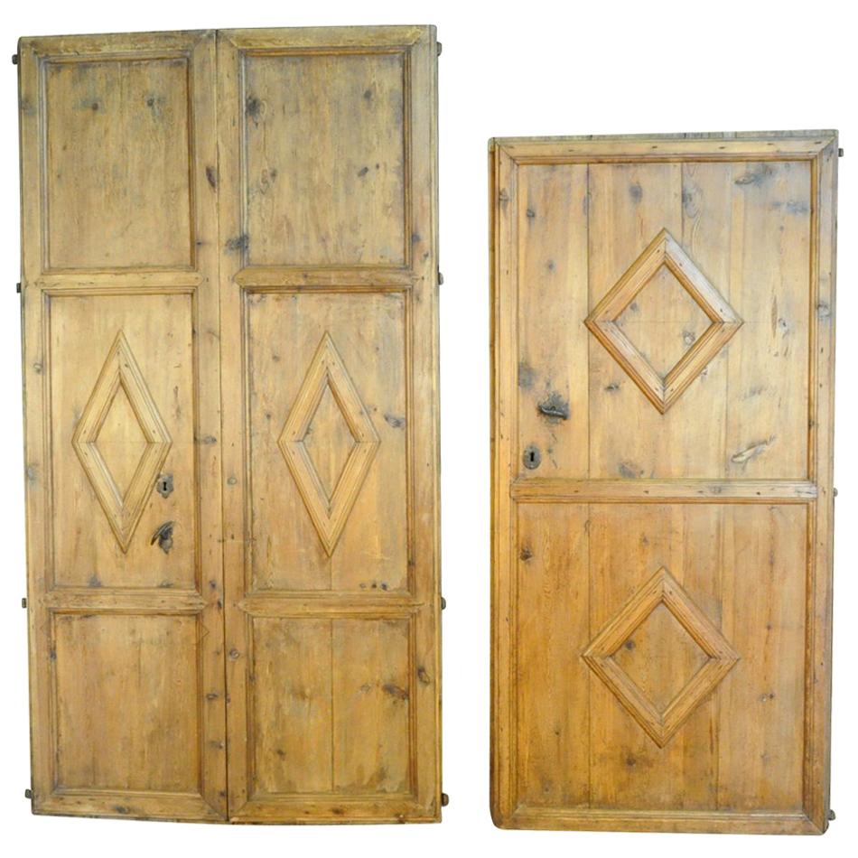 Hervorragende spanische Türen aus dem 17. Jahrhundert