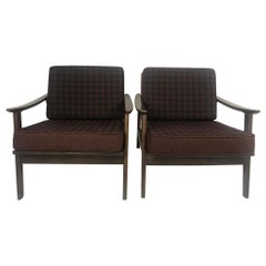 Otto Gerdau Paire de chaises longues du milieu du siècle Made in Italy:: toutes originales