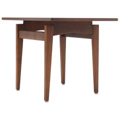 Jens Risom Occasional Lamp Coffee Side End Table Oiled Walnut