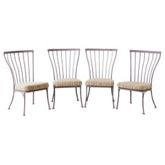 Used Set of Four O.W. Lee Patio Garden Dining Chairs