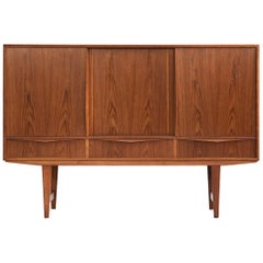 Midcentury Danish Highboard in Teak by EW Bach for Sejling Skabe, 1960s